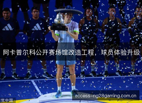 阿卡普尔科公开赛场馆改造工程，球员体验升级